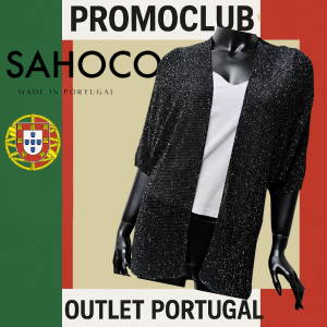 Жилетка Sahoco,черна, рамер S, 40% памук, 35% акрил, 17% найлон, 4% метални влакна, 4% други, Италия